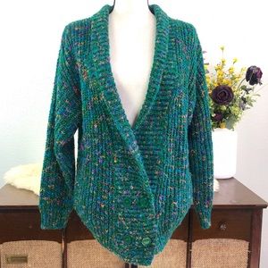 Vintage 80s 90s multicolored oversized grandpa